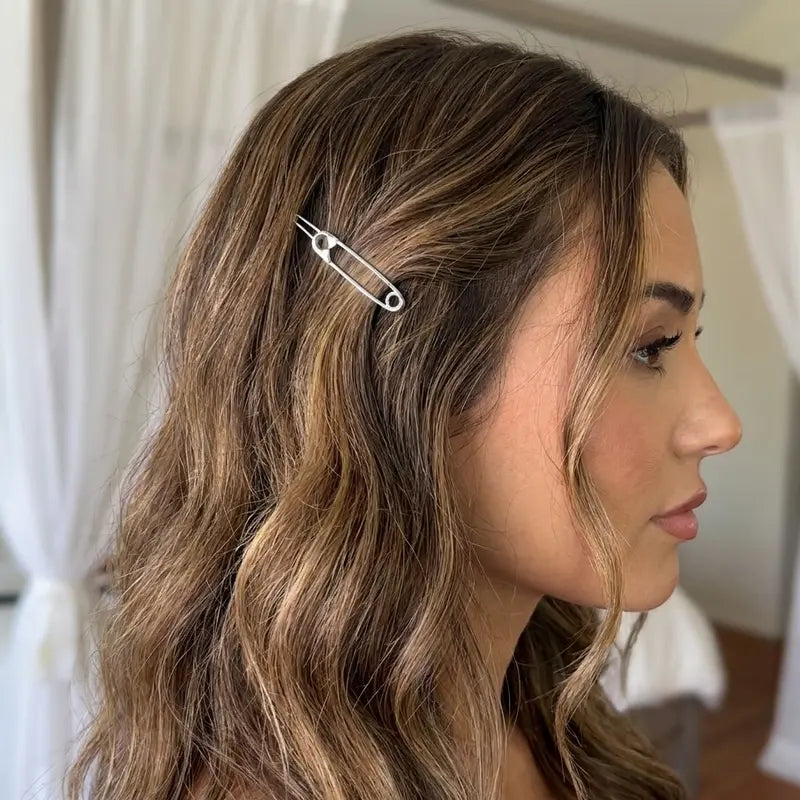 Safety Pin Hair Clip