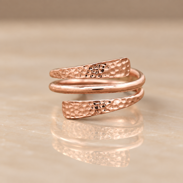 Textured Open Wrap Ring