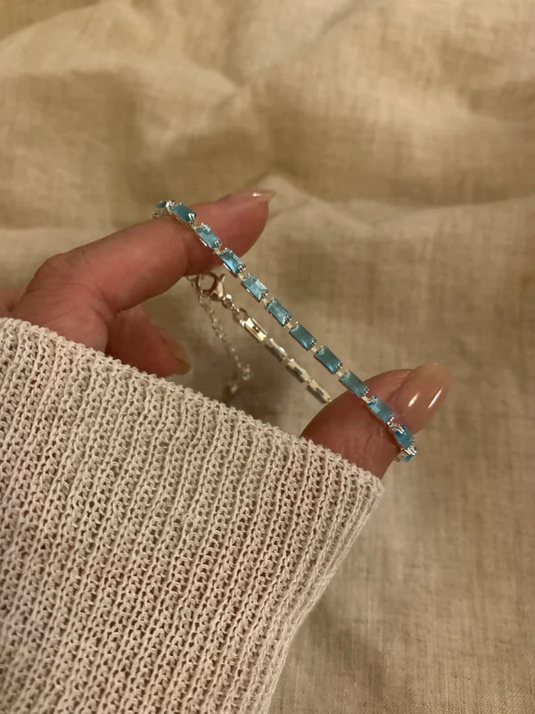Colorful Crystal Tennis Bracelet