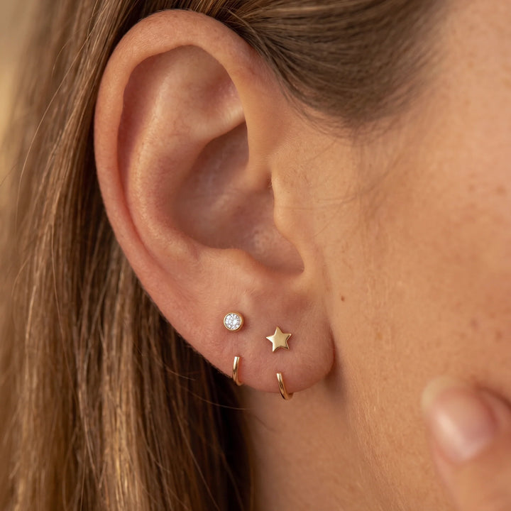 Gold Star Ear Cuff Stud