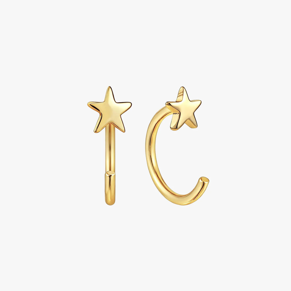 Gold Star Ear Cuff Stud