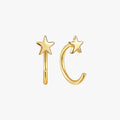 Gold Star Ear Cuff Stud