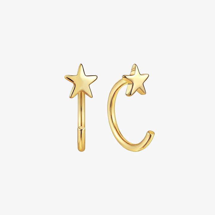 Gold Star Ear Cuff Stud