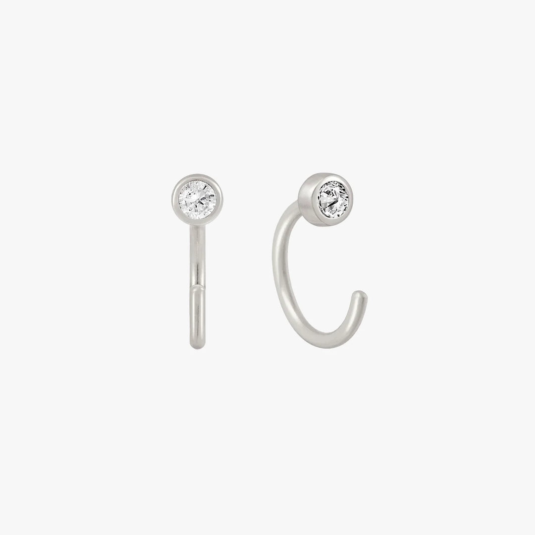 Gold Crystal Ear Cuff Stud