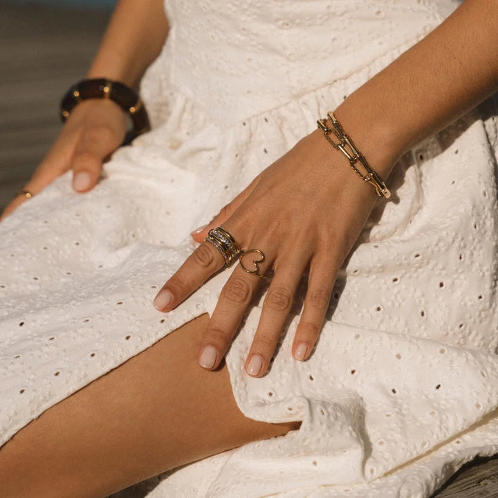 Heart Gold Ring