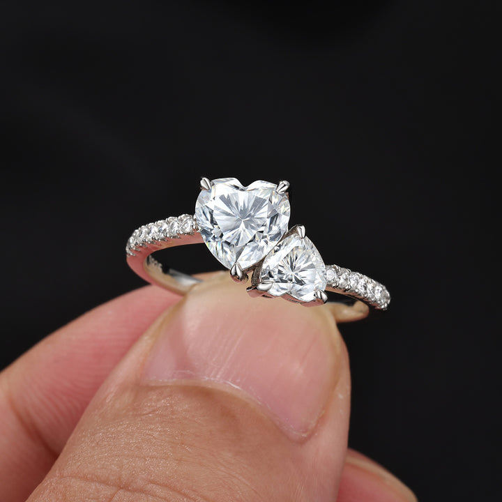 Toi et Moi Zircon Ring
