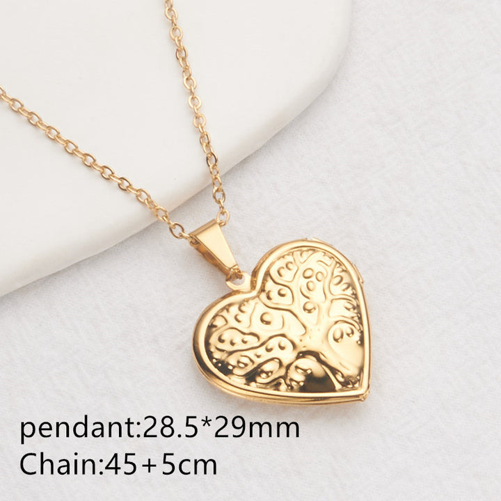 Vintage Heart Locket Necklace