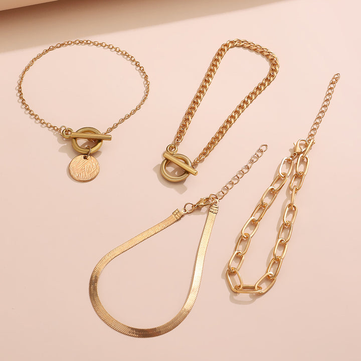 Gold Layered Chain Bracelet
