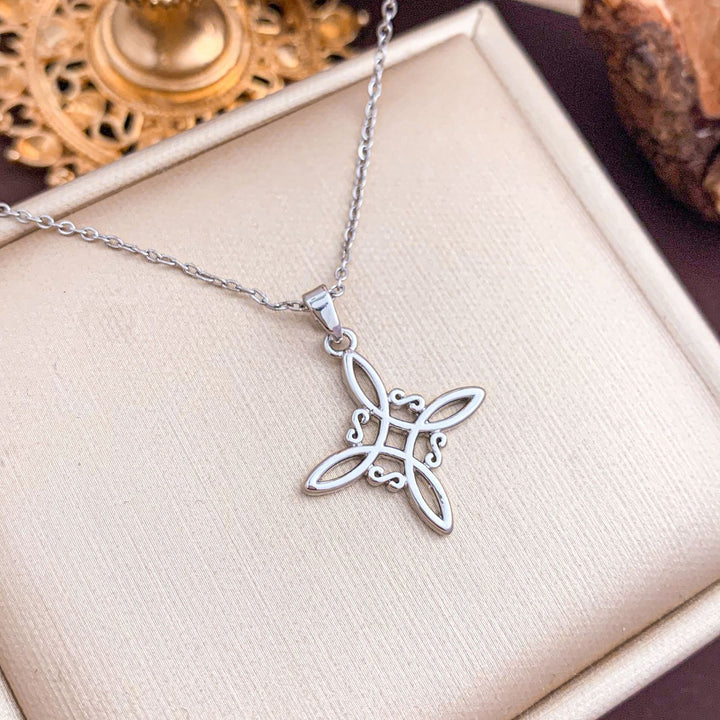 Fourfold Celtic Knot Necklace