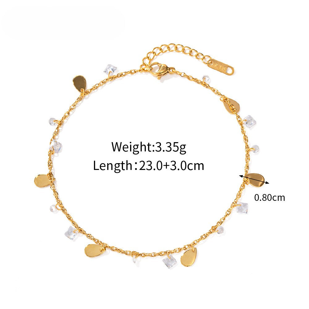 Woven Chain Anklet