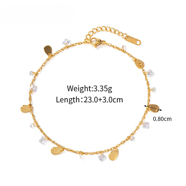 Woven Chain Anklet