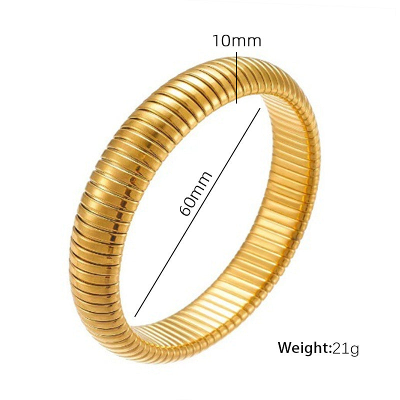 Snake Chain Bangle Bracelet