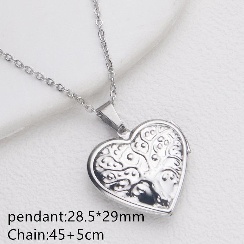 Vintage Heart Locket Necklace