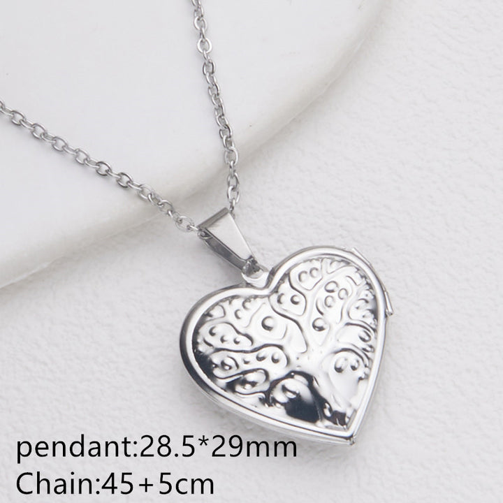 Vintage Heart Locket Necklace