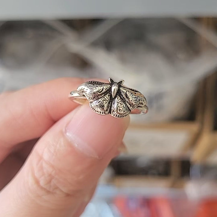 Vintage Moth Ring