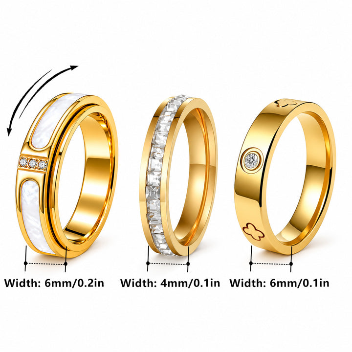 Luxe Gold Band Collection