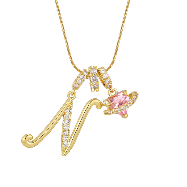 Personalized Letter Charm Necklace