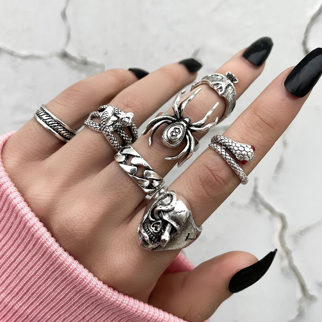 Vintage Gothic Ring Collection
