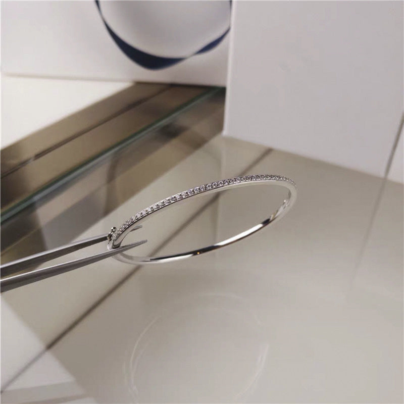 Celeste Pavé Bangle Bracelet