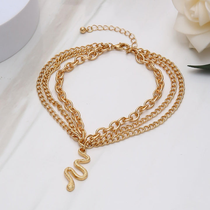Snake Layered Anklet