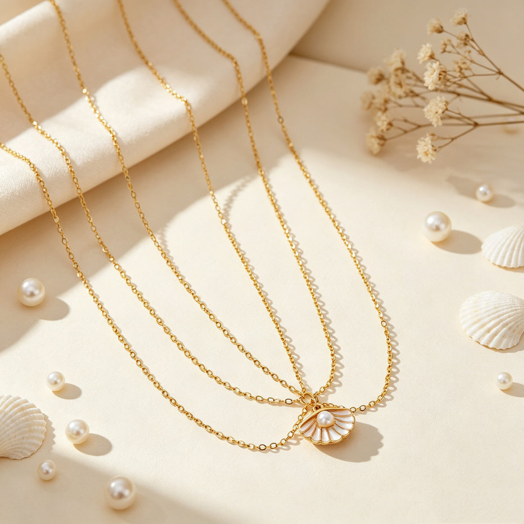 Shell Charm Minimal Waist Chain
