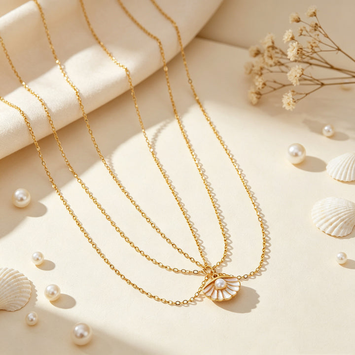 Shell Charm Minimal Waist Chain