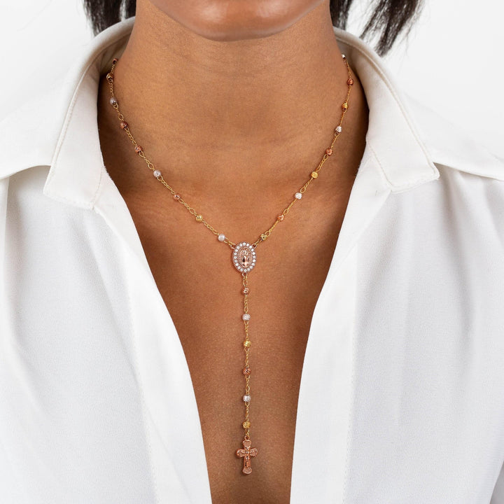 Vintage Cross Layered Necklace