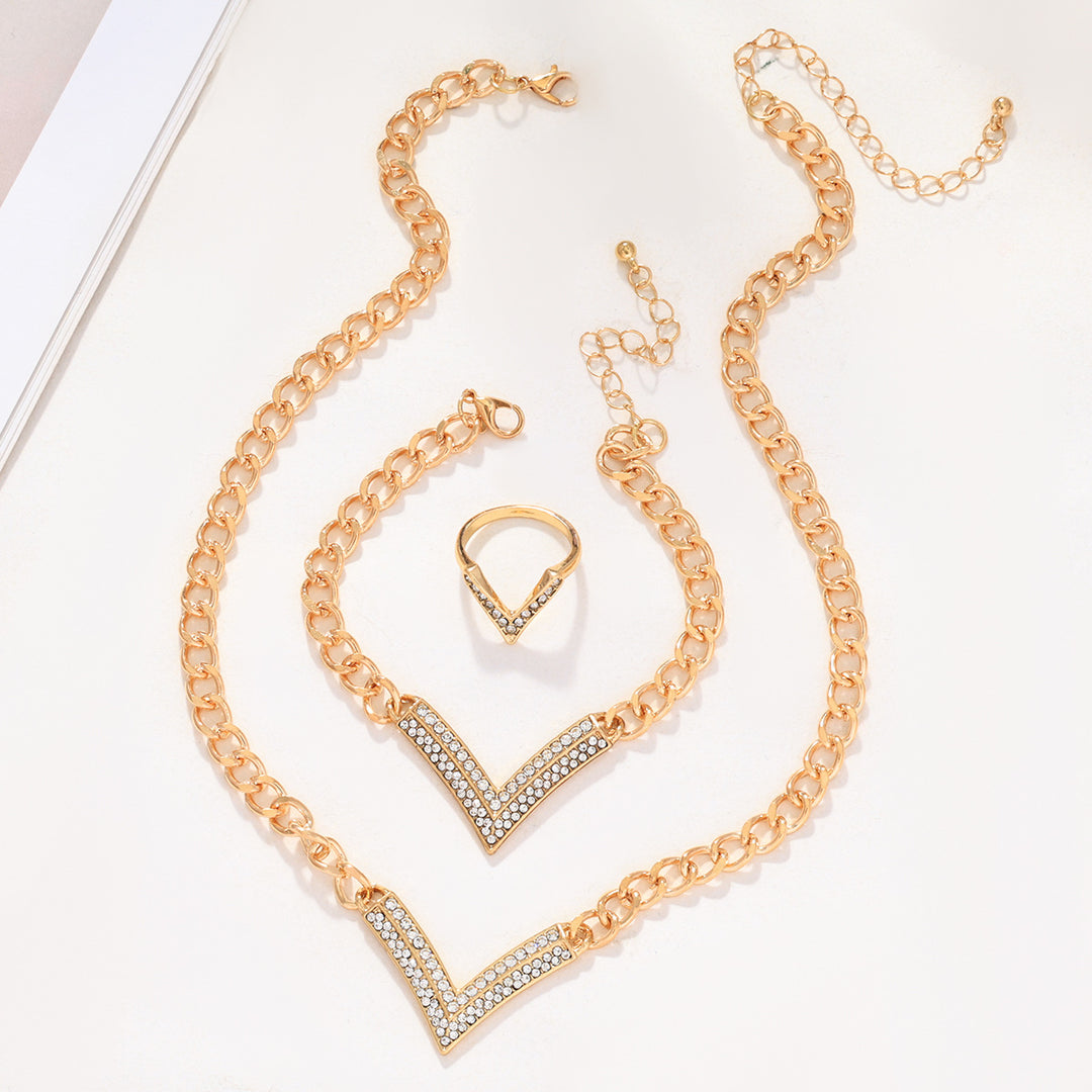 Vera V-Shaped Jewelry Set