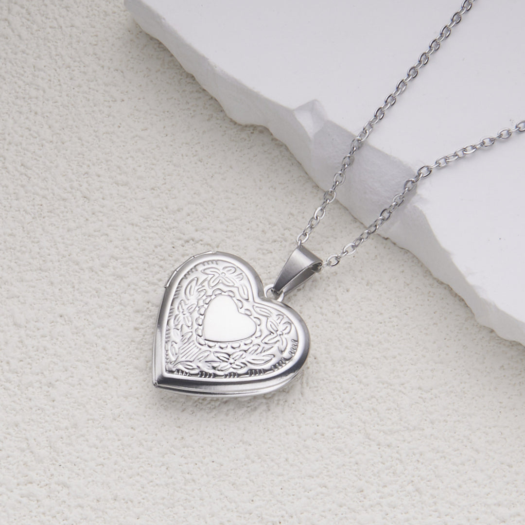 Vintage Heart Locket Necklace