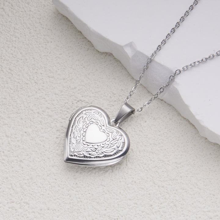 Vintage Heart Locket Necklace