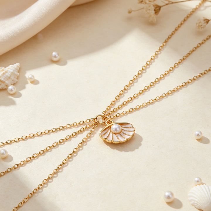 Shell Charm Minimal Waist Chain