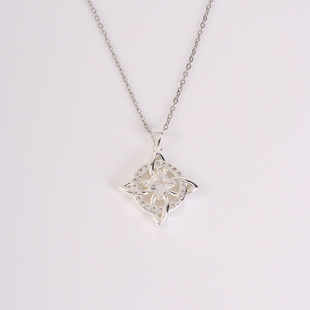 Birthstone Zircon Pendant Necklace