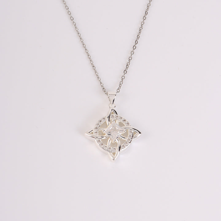 Birthstone Zircon Pendant Necklace