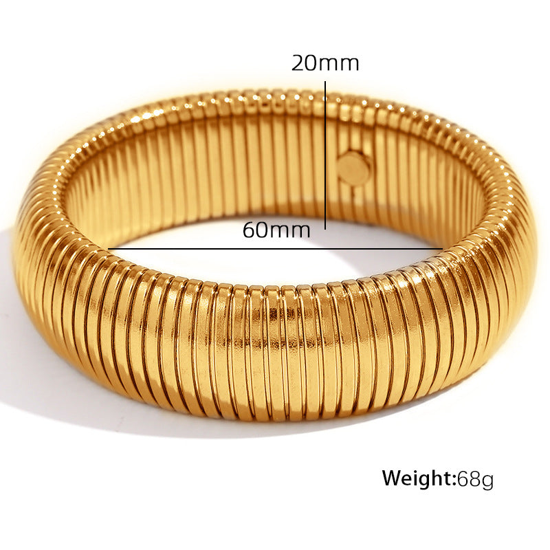 Snake Chain Bangle Bracelet