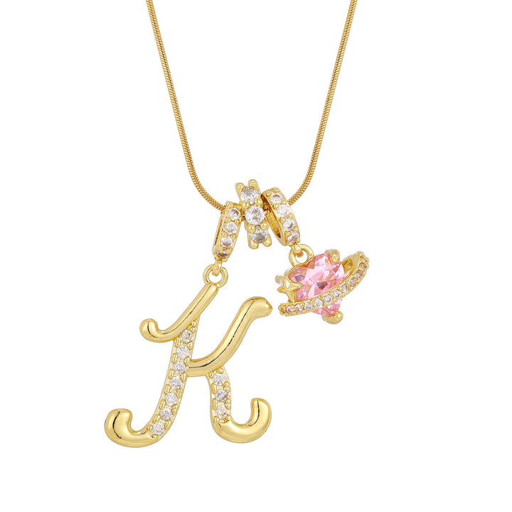 Personalized Letter Charm Necklace