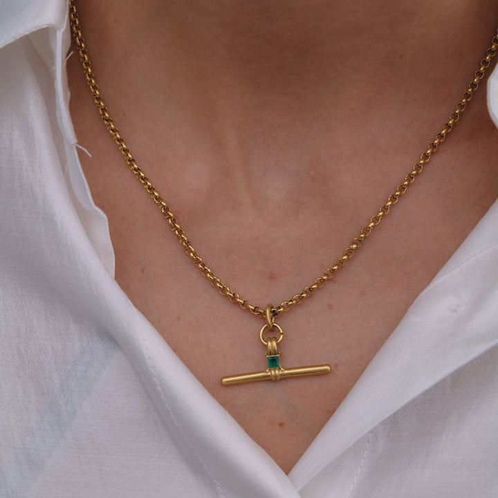 Talia T-Bar Pendant Necklace