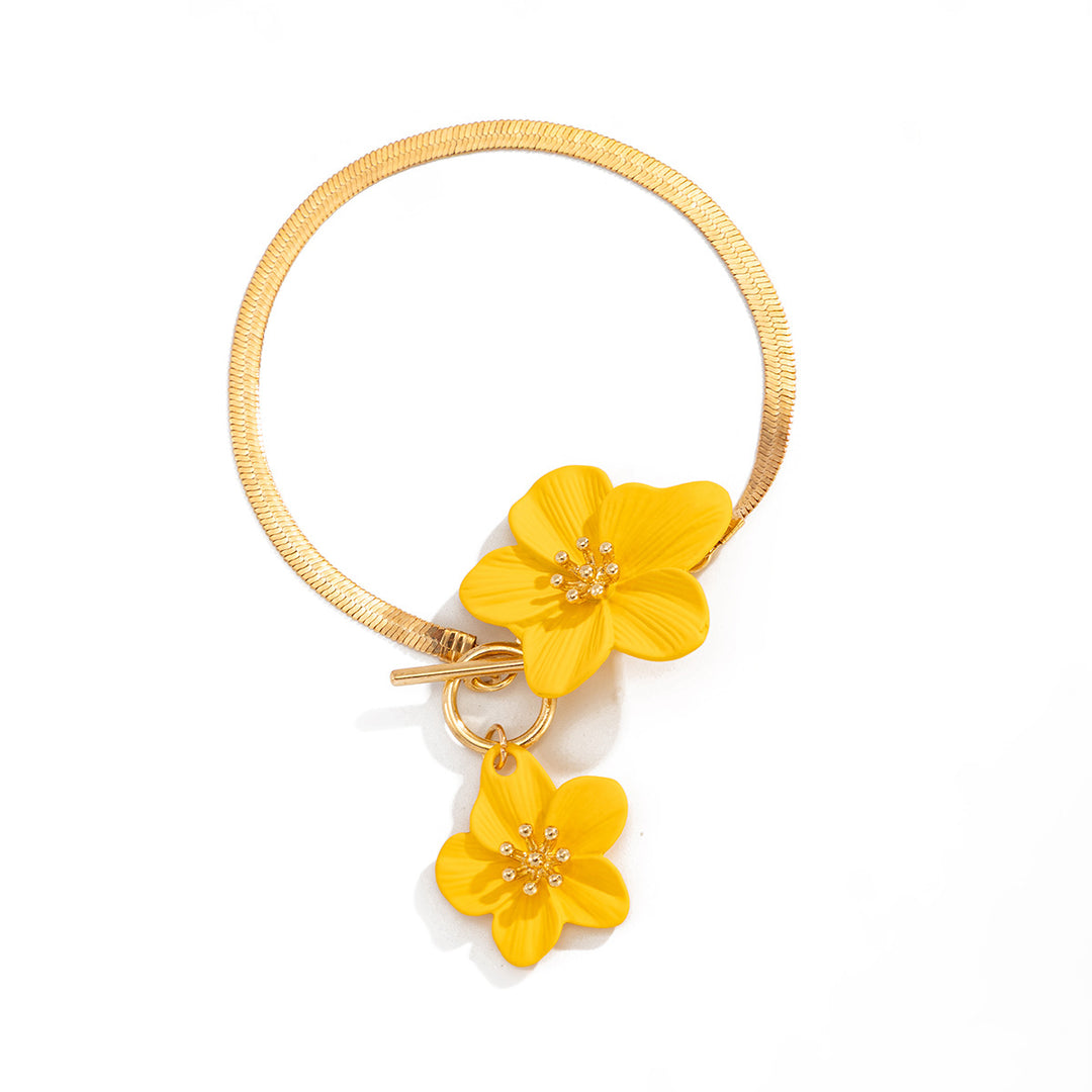 Floral Pearl Anklet