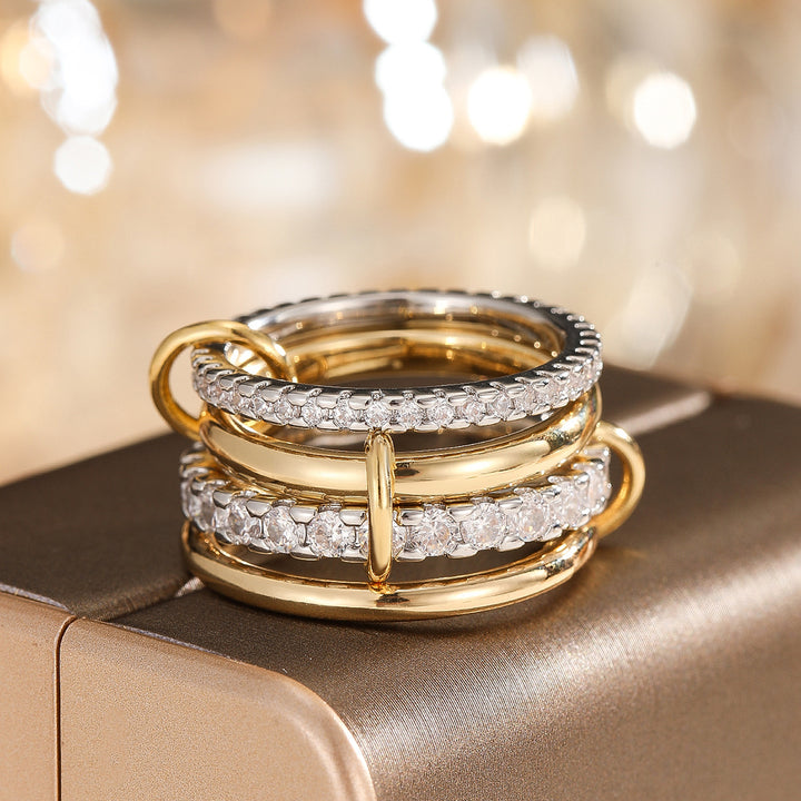 Zircon Layered Ring