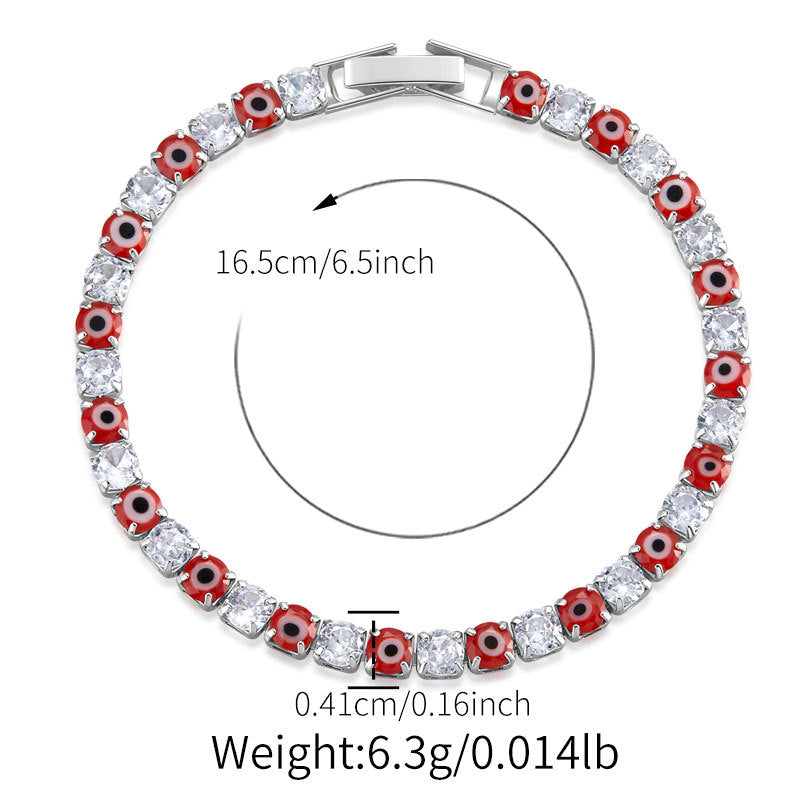 Evil Eye Tennis Bracelet