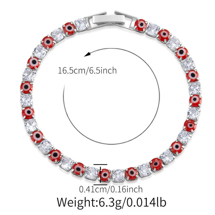 Evil Eye Tennis Bracelet