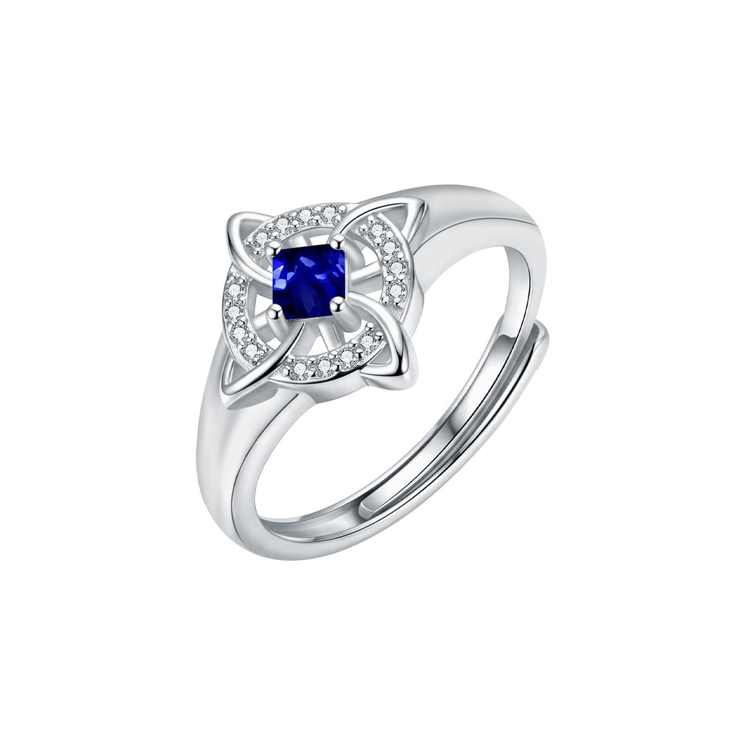 Birthstone Celtic Knot Ring