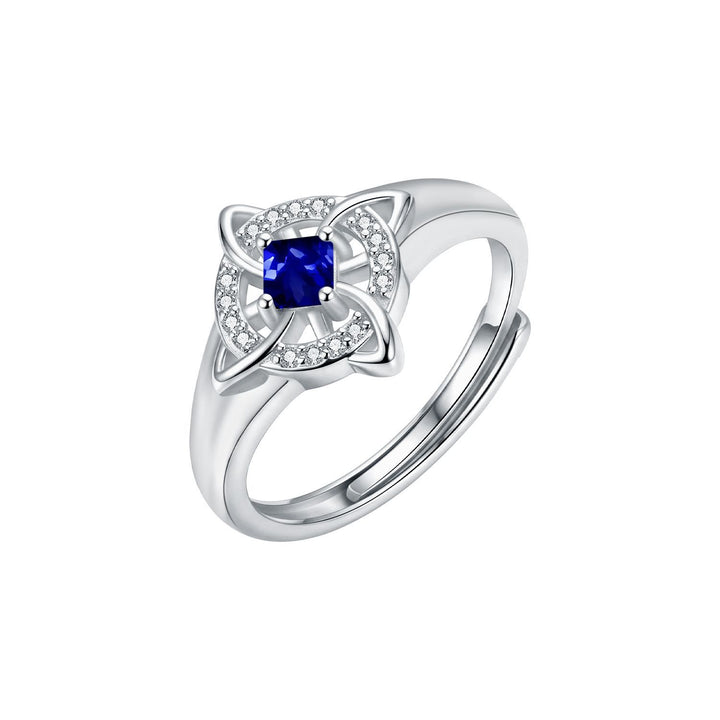 Birthstone Celtic Knot Ring