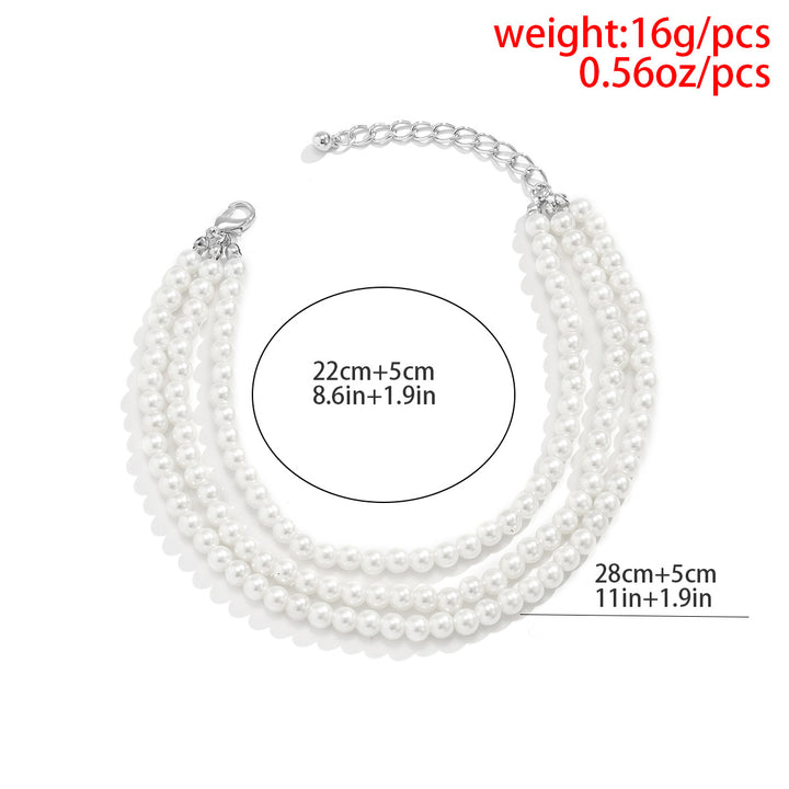 Pearl Layered Anklet