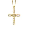 Crystal Cross Pendant Necklace