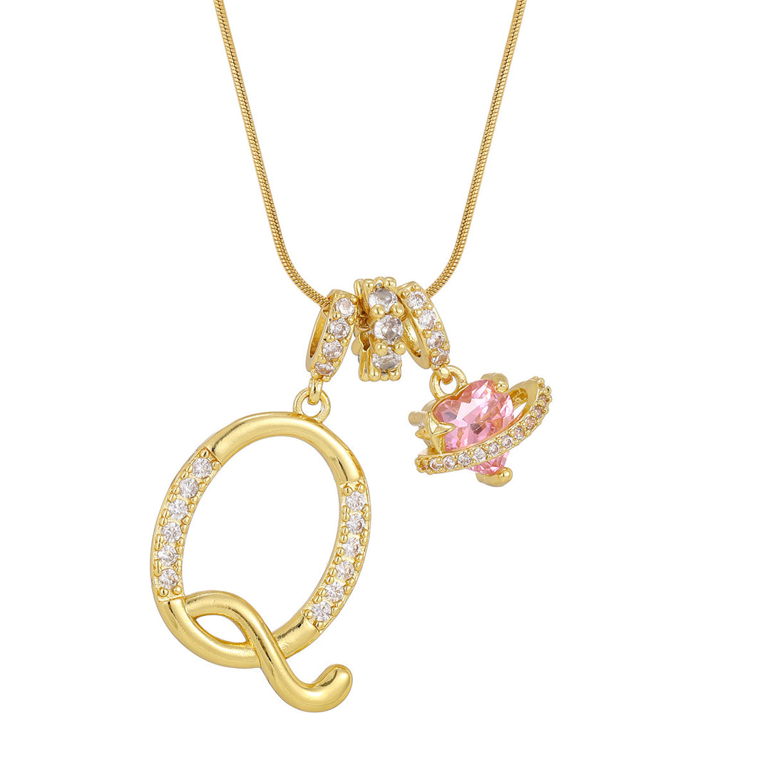 Personalized Letter Charm Necklace