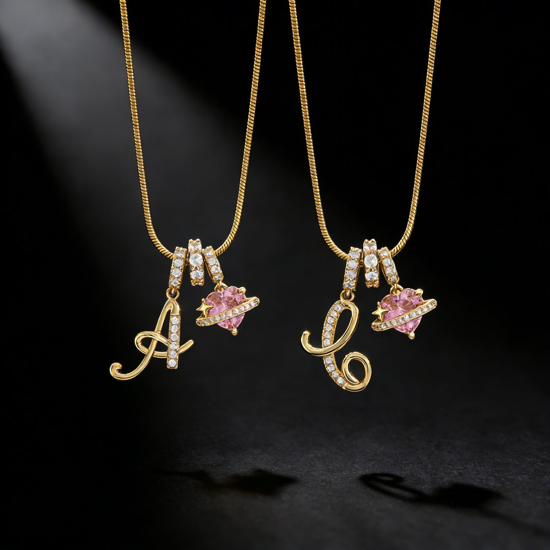 Personalized Letter Charm Necklace