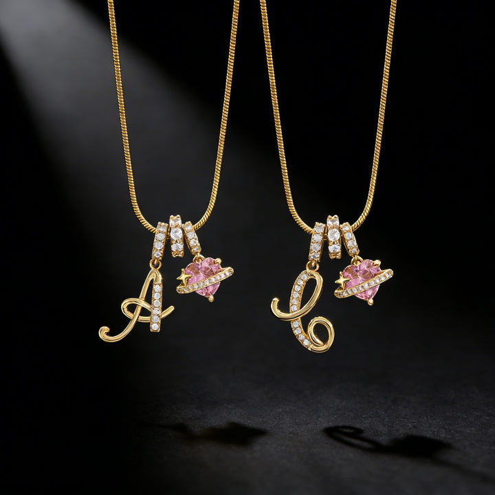 Personalized Letter Charm Necklace