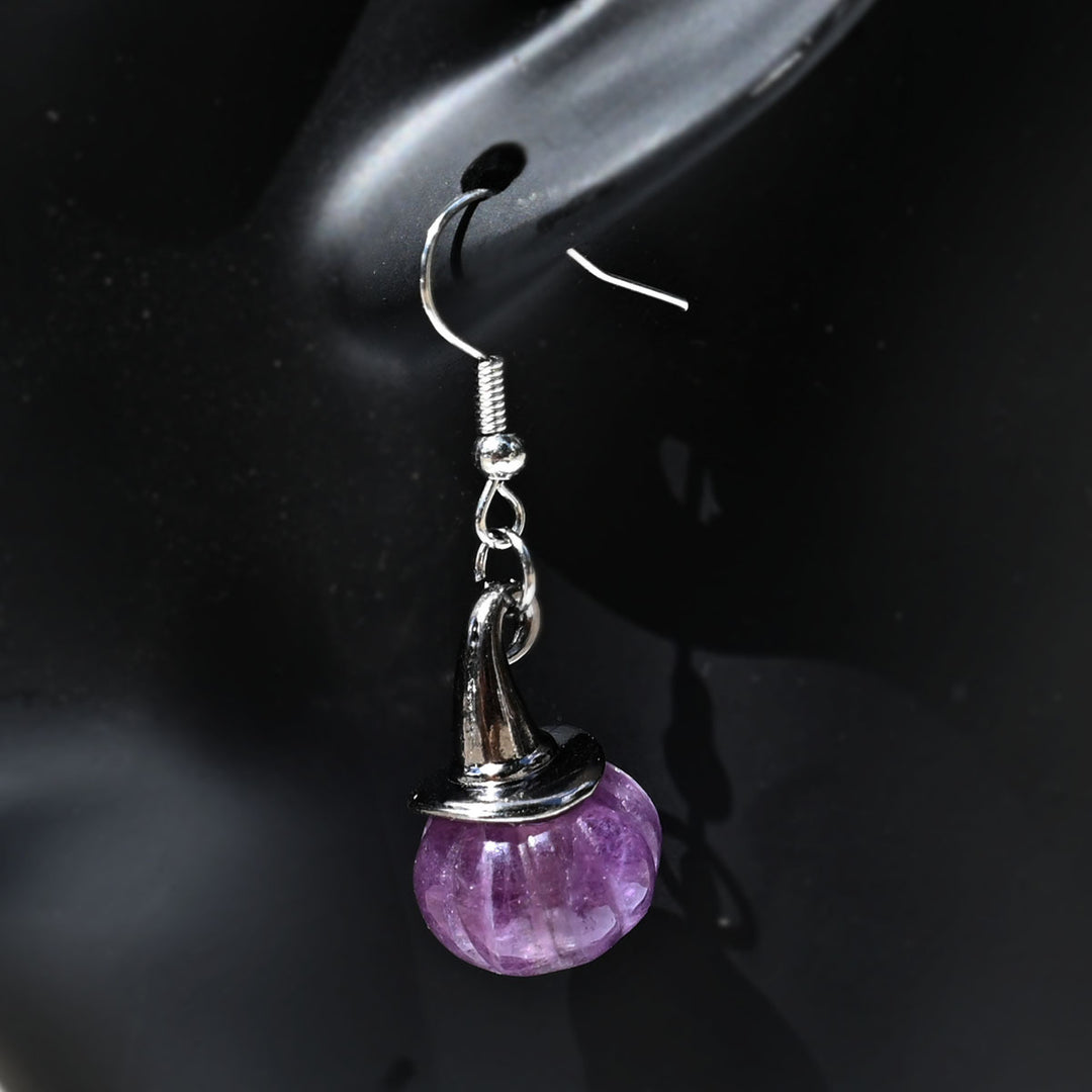 Halloween Pumpkin Drop Earrings