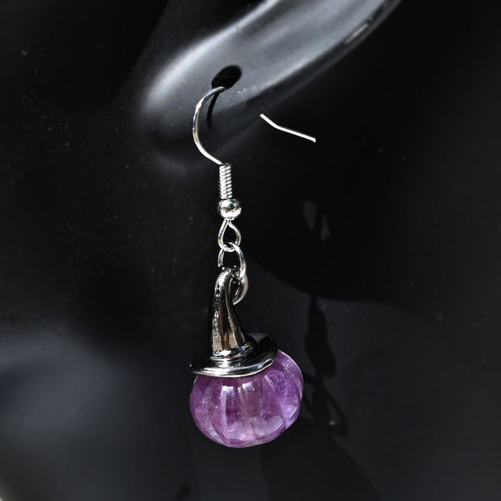 Halloween Pumpkin Drop Earrings