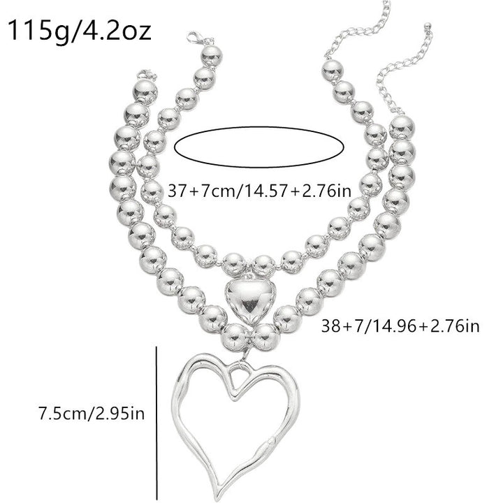 Heart Statement Pendant Necklace